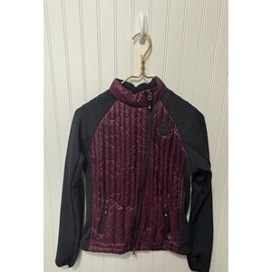 HARLEY DAVIDSON Ashbury Purple Pleated LIghtweight Ridiing Jacket Size Small